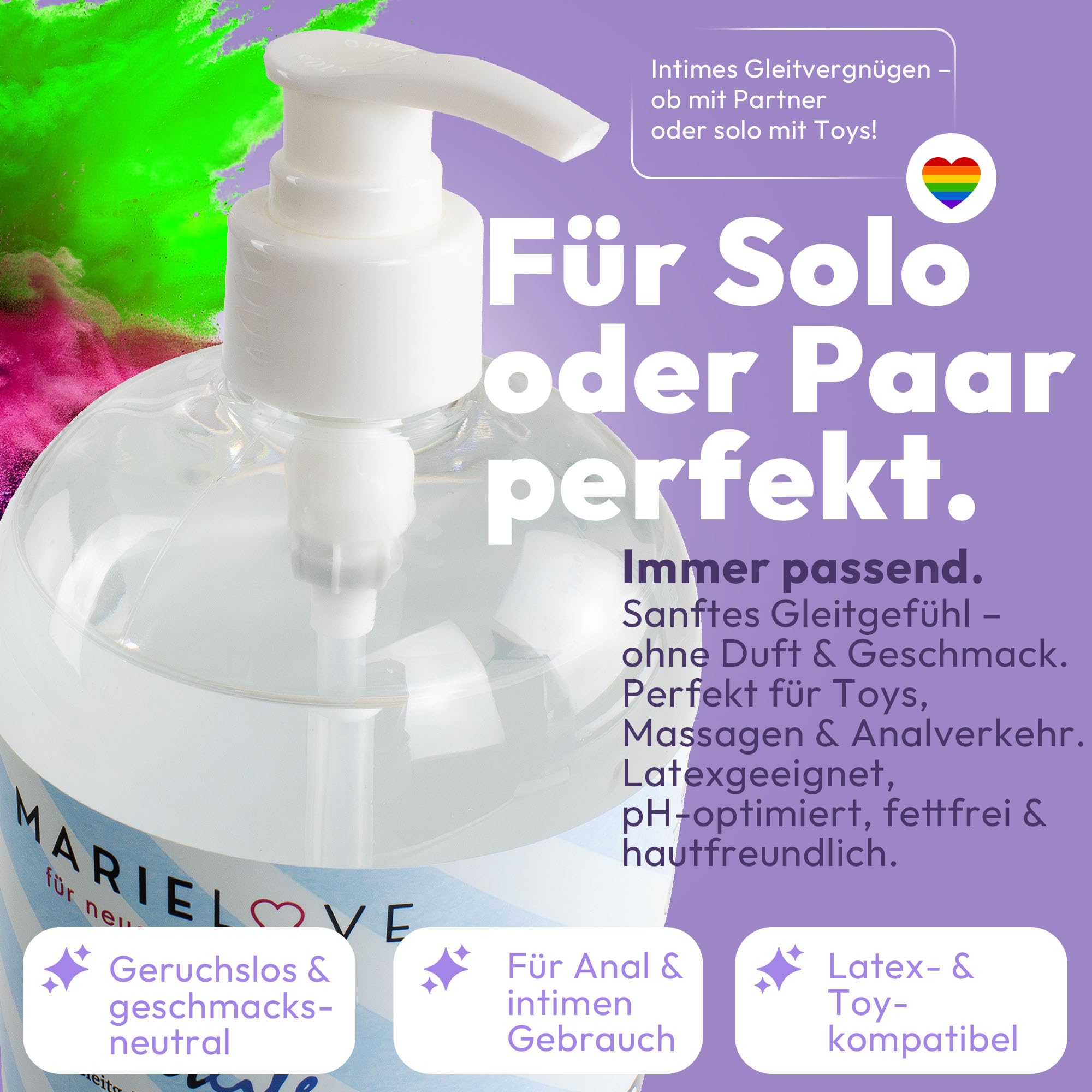 Gleitgel auf Wasserbasis 1000ml – geruchlos - Gleitgel auf Wasserbasis 1000ml im Test: Mein Favorit