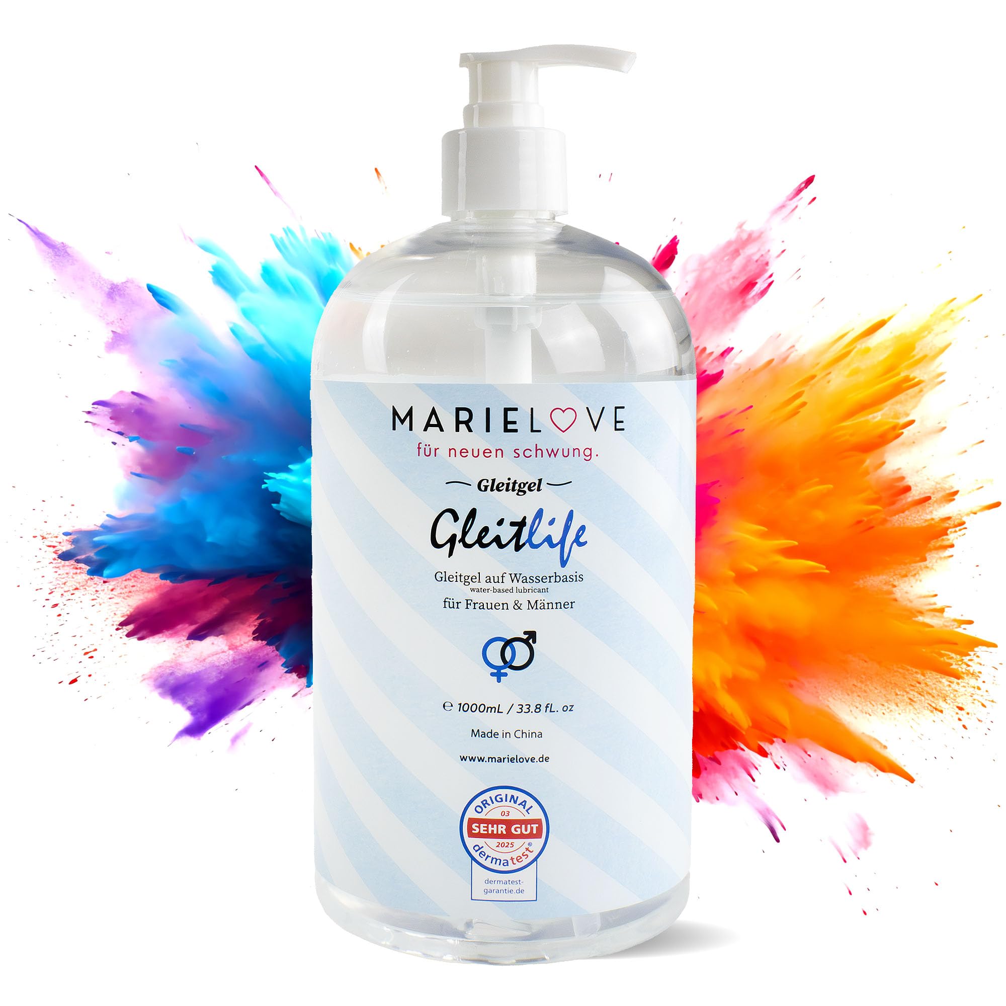 Gleitgel auf Wasserbasis 1000ml – geruchlos - Gleitgel auf Wasserbasis 1000ml im Test: Mein Favorit